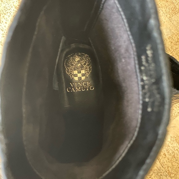 VINCE CAMUTO Black Croco Crocodile Patent Leather Boots Size 9 - Picture 6 of 11